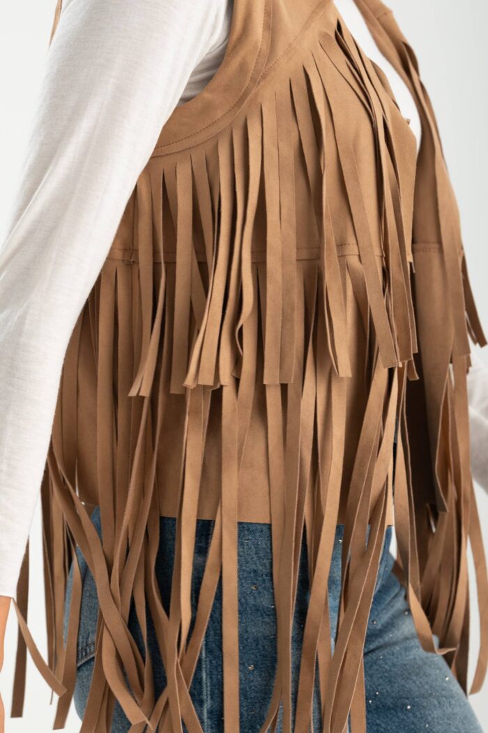 Gilet effetto suede - immagine 4