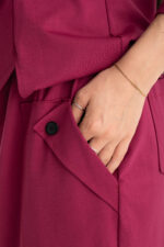 Pantalone baggy punto milano - immagine 2