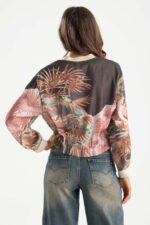 Giacca zip fantasia - immagine 3