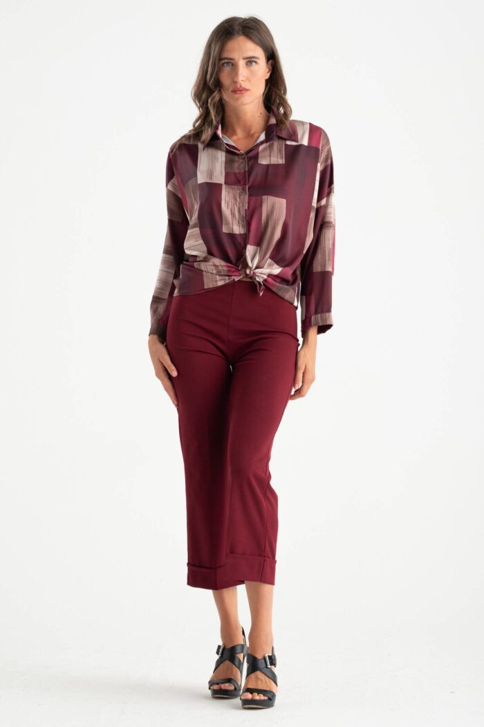 Pantalone crepe 3/4 - immagine 2