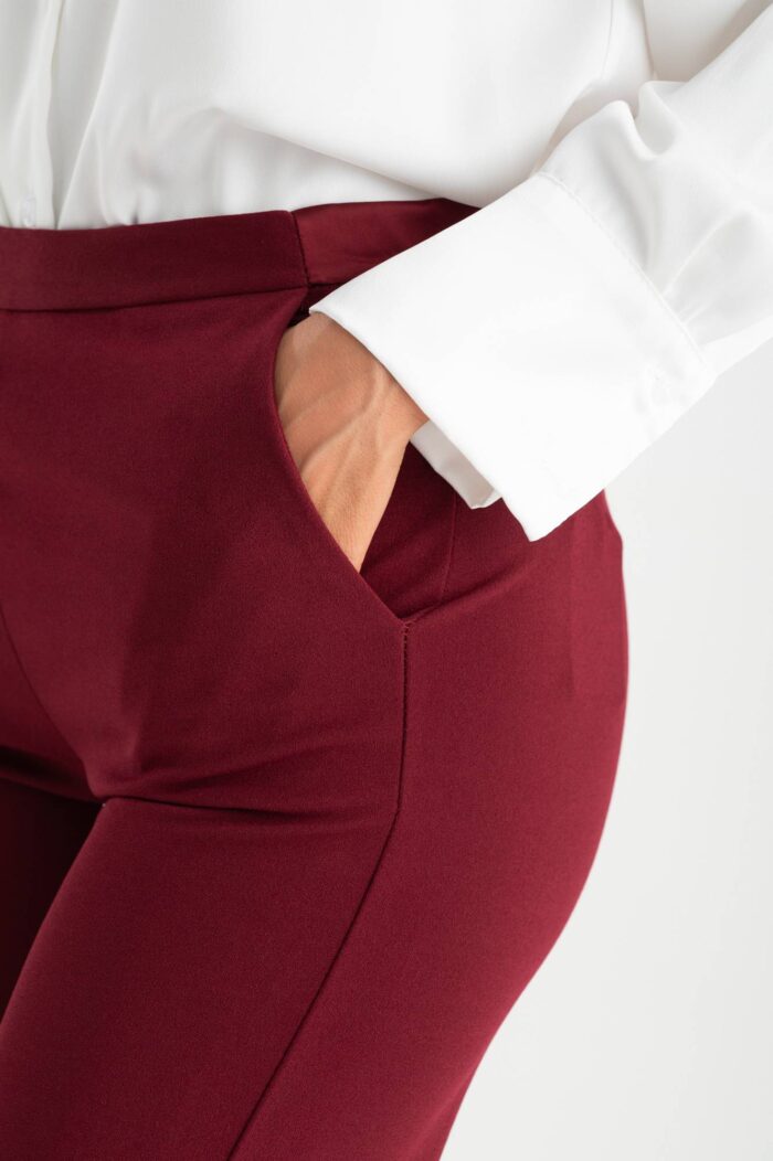 Pantalone crepe profili raso - immagine 3
