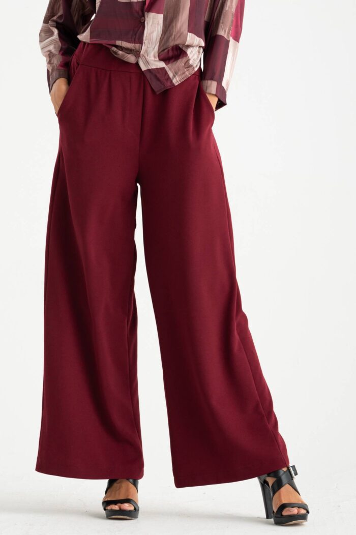 Pantalone Palazzo crepe - immagine 1