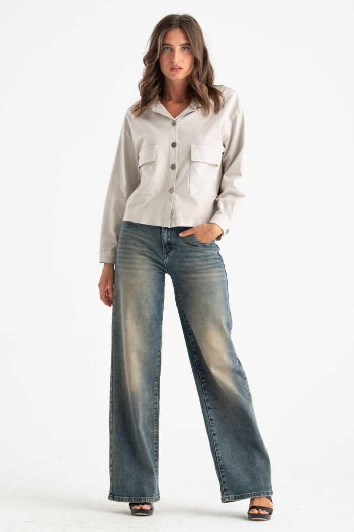 Giacca tela oversize - immagine 4