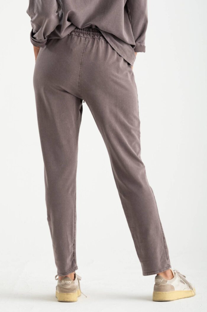 Pantalone felpa stone washed - immagine 4