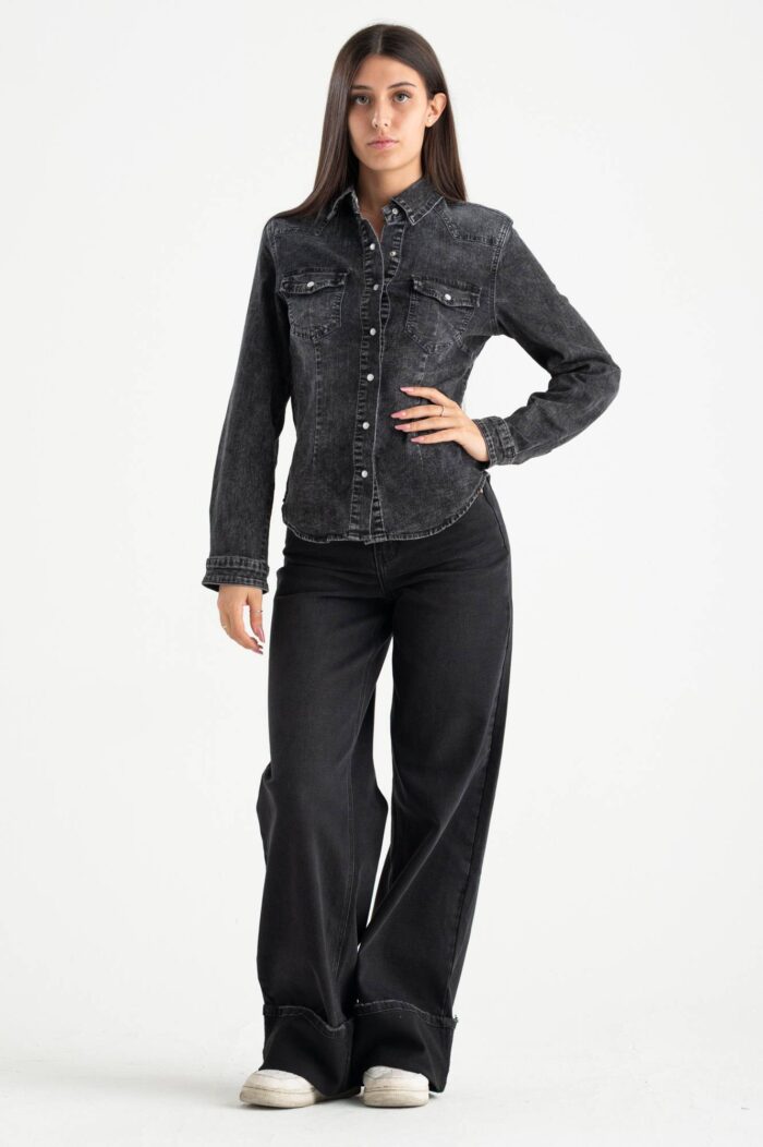 Camicia jeans - immagine 4