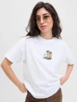 T-shirt oversize con stampa