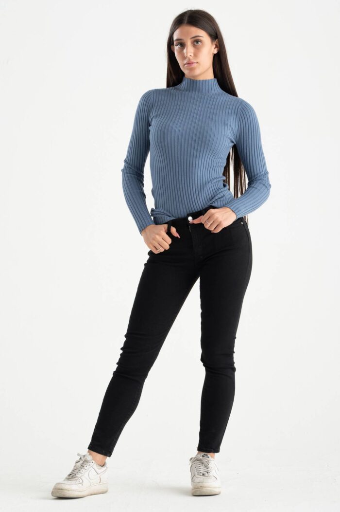 Pantalone skinny elasticizzato - immagine 5