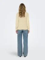 Maglia punto inglese collo a V - immagine 2