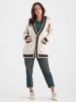 Cardigan oversize college - immagine 3