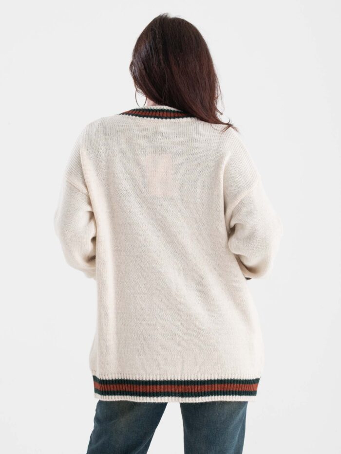 Cardigan oversize college - immagine 4