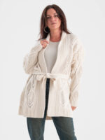 Cardigan con frange