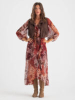 Gilet crop frange - immagine 2
