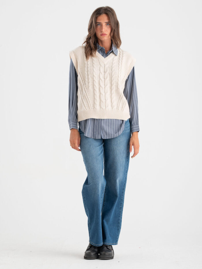 Gilet in maglia - immagine 4