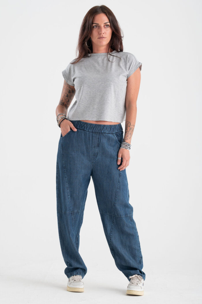 Pantalone simil jeans - immagine 2