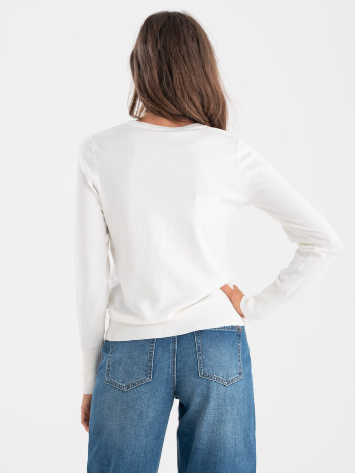Cardigan corto con bottoni - immagine 3