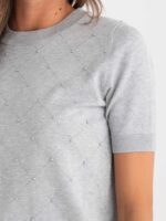 Maglia mezza manica perline - immagine 2