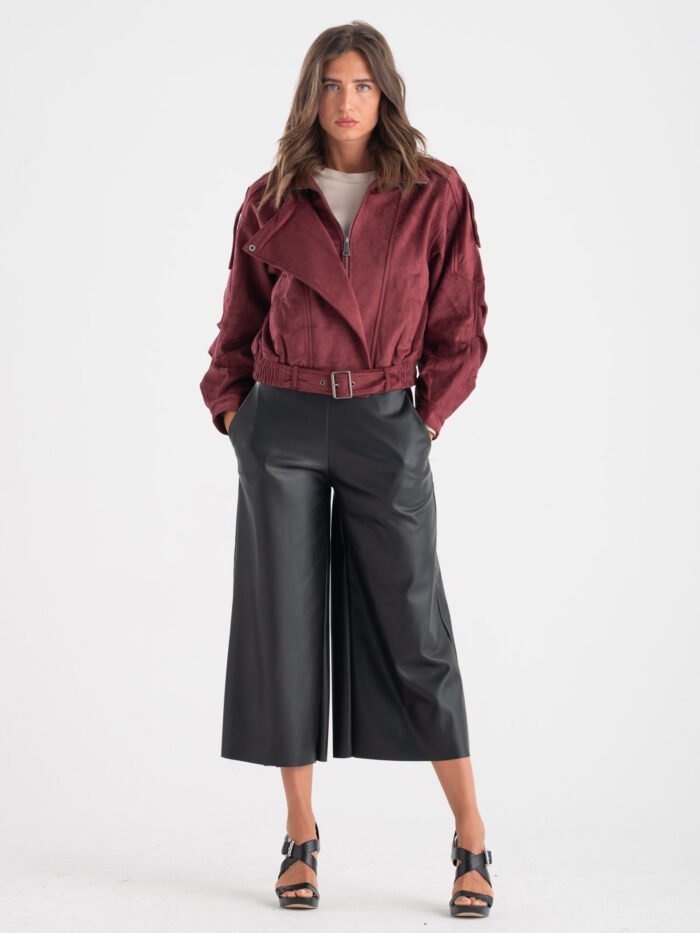 Chiodo bomber effetto suede - immagine 5