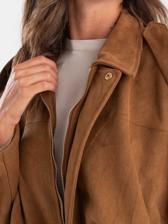 Bomber effetto suede oversize - immagine 3