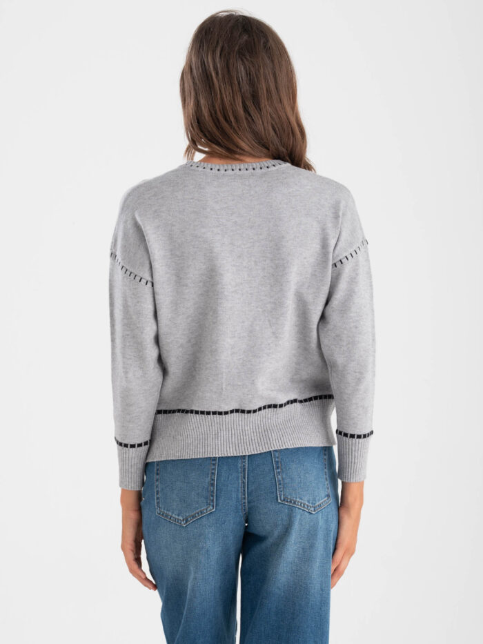 Pullover punto cavallo - immagine 4